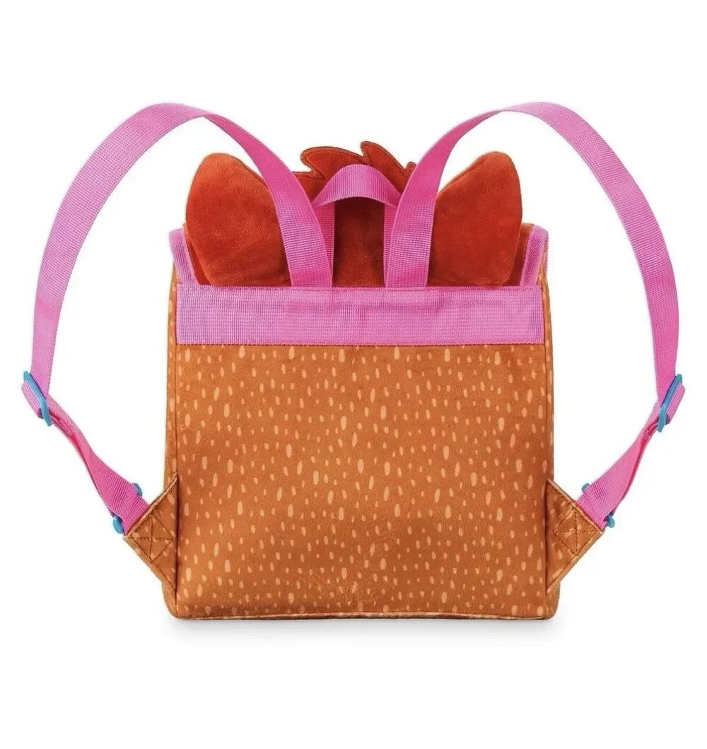 Disney Store Exclusive Bambi Furrytale Bag Backpack Kids Deer Floral Tote Plush